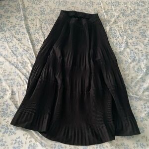 Ruffle maxi skirt